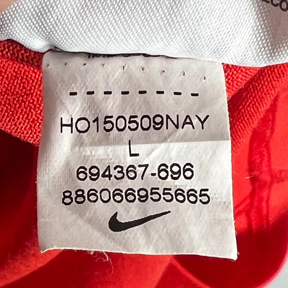 Nike Dri-FIT Womens Loose Fit Tank Top Red Just Do It Racerback 694367-696 L - Picture 5 of 6